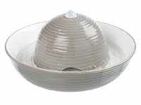 Drinking fountain Vital Flow ceramic 1.5 l/ø 28 × 12 cm grey/white