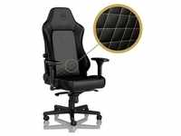 HERO Gaming Chair - Black/Gold Gaming Stuhl - Schwarz / Gold - PU-Leder - Bis...