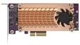 QNAP QM2-2S-220A, QNAP Dual M.2 22110/2280 SATA SSD expansion card f