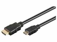 HDMI - Mini HDMI 1.4 - Display Kabel - 3m - Schwarz