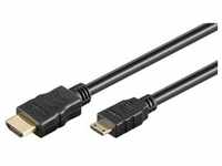 HDMI - Mini HDMI 1.4 - Display Kabel - 5m - Schwarz