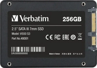 Verbatim 49351, Verbatim Vi550 S3 SSD - 256GB - SATA-600 - 2.5"