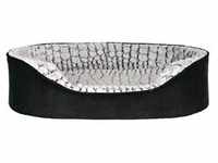 Lino vital bed oval 60 × 45 cm black/grey