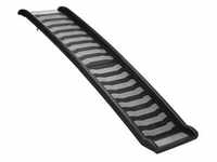Folding ramp plastic/TPR 39 × 160 cm black/grey