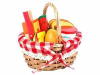 Small Foot - Picnic Basket with Wooden Cutting Food