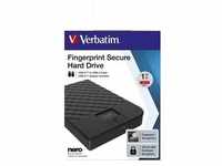 Fingerprint Secure - Extern Festplatte - 1TB - Schwarz
