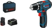 Bosch Professional 060186810F, Bosch Professional GSR 12 V - 15 W/ 2 x 2 Ah charger