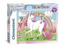 104 pcs. Puzzles Kids SuperColors Unicorn