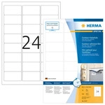 HERMA 9537, HERMA Wetterfeste Outdoor-Folienetiketten A4, 63,5 x 33,9 mm, wei&szlig;,
