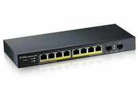 ZyXEL GS1900-10HP 8-port GbE Smart Managed PoE Switch with GbE Uplink