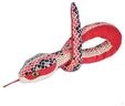 Wild Republic 22188, Wild Republic Plush Toy Snakes 137 cm Red Scales