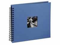 Fine Art Spiral Album 36 x 32 cm 50 Black Pages azure