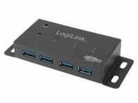LogiLink UA0149, LogiLink USB 3.0 hub 4-Port metal housing USB-Hubs - 4