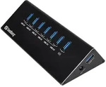7-Port USB 3.0 Hub USB-Hubs - USB 3.0 - 7 - Schwarz