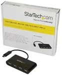 USB-C Hub 4-Port USB-Hubs - USB 2.0 - 4 - Schwarz