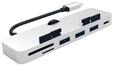 Satechi ST-TCIMHS, Satechi Aluminum Type-C Clamp Hub Pro - USB-C - 4-Port - microSD