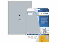 HERMA Rating plate labels silver A4 210 x 297 mm extremely strong adhesion