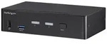 2-Port DisplayPort KVM Switch - 4K 60Hz - TAA Compliant - KVM / audio / USB switch -