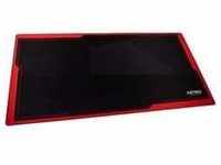 Deskmat 1600x800mm - Black/Red
