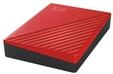 WD WDBYVG0020BRD-WESN, WD My Passport - Extern Festplatte - 2TB - Rot