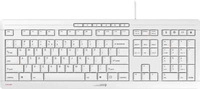 Cherry JK-8500EU-0, Cherry STREAM - Tastatur - Englisch - Grau