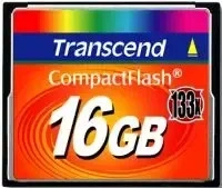 Transcend TS16GCF133, Transcend Compact Flash 133x - 50MB/s - 16GB
