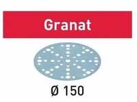 Abrasive sheet Granat STF D150/48 P150 GR/100