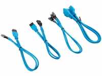 Corsair CC-8900247, Corsair Premium Sleeved I/O Cable Extension Kit - Blue