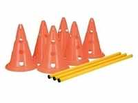 Pylon obstacles set 3 pcs. ø 23 × 30 cm/78 cm orange/yellow