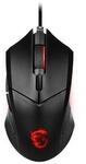 MSI S12-0401800-CLA, MSI Maus Clutch GM08 Gaming Maus Black USB - Maus (Schwarz)