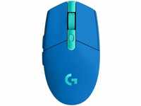 Logitech 910-006015, Logitech G305 LIGHTSPEED - Blue - Gaming Maus (Blau mit...