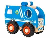 Small Foot - Wooden Police Car Blue