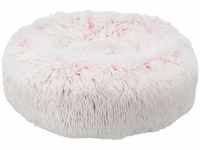 Harvey bed round ø 50 cm white-pink