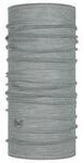 Buff Lightweight Merino tube scarf light grey
