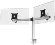 DURABLE 508523, DURABLE Monitor-Doppelhalterung mit verstellbarer H&ouml;he, Drehung und