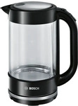Bosch TWK70B03, Bosch Wasserkocher TWK70B03 - Schwarzes Glas - 2400 W