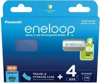 Panasonic BK-4MCCEC4BE, Panasonic eneloop BK-4MCDE - Battery 4 x AAA - NiMH - (