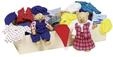 Goki Dollhouse Bear Dolls + Clothes