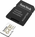 SANDISK SDSQQVR-064G-GN6IA, SANDISK MAX Endurance microSD/SD - 100MB/s - 64GB