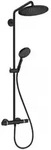 croma select s showerpipe 280 1jet with thermostat and hand shower raindance select s