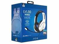 LVL50 Wired Stereo Headset - White - Headset - Sony PlayStation 4