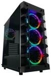 LC Power LC-709B-ON, LC Power Gaming 709B Solar_System_X - Geh&auml;use - Tower - Schwarz