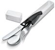 Classic Paring Knife Fork and Spoon Set (Black)