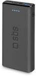 SBS TTBB10000FASTK, SBS Fast Charge Power Bank - 10.000 mAh - Black Powerbank (Akku)