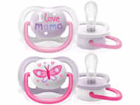 Avent SCF080/02 Ultra Air Pacifier 2-pack assorted colors