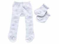 Heless Doll Tights with Socks - Snowflakes 35-45 cm