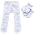 Heless Doll Tights with Socks - Snowflakes 35-45 cm
