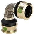 Raxofix bend 90&deg; 16 gunmetal / glossy