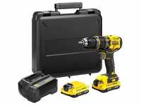 Stanley 18V Fatmax® V20 Brushless Hammer Drill With 2 x 2.0Ah Batteries And Kit Box