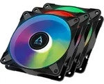 P12 PWM PST A-RGB - 3-pack value pack - Gehäuselüfter - 120mm - Schwarz mit RGB LED P12 PWM PST A-RGB - 3-pack value pack - Gehäuselüfter - 120mm - Schwarz mit RGB LED